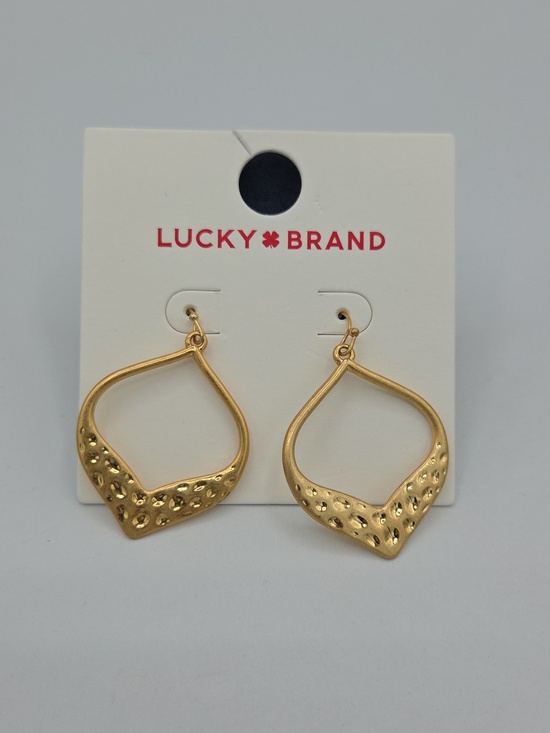 Lucky Brand Jewelry - 5 for $25! Lucky Brand Gold Tone Textured Open Teardrop Earrings